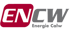 EN CW Energie Calw logo with "EN" in white on a red rounded rectangle and "CW Energie Calw" in gray.