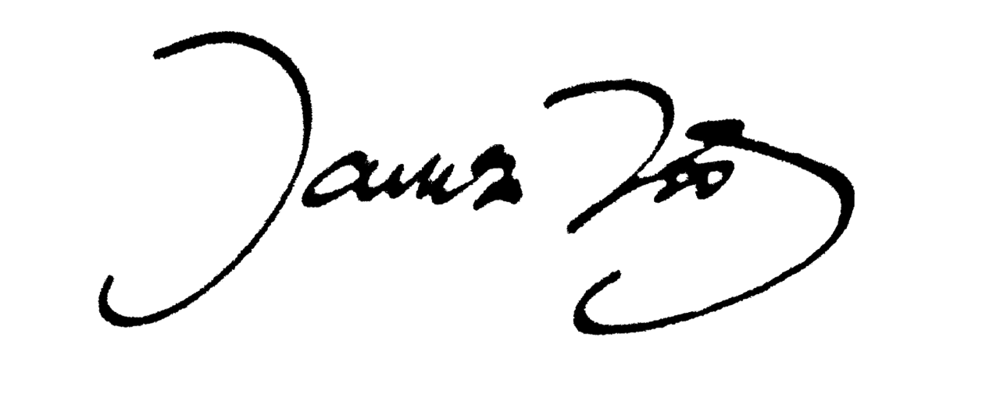 Schwarze Unterschrift mit dem Namen "Janes Ursej" auf einem transparenten Hintergrund.