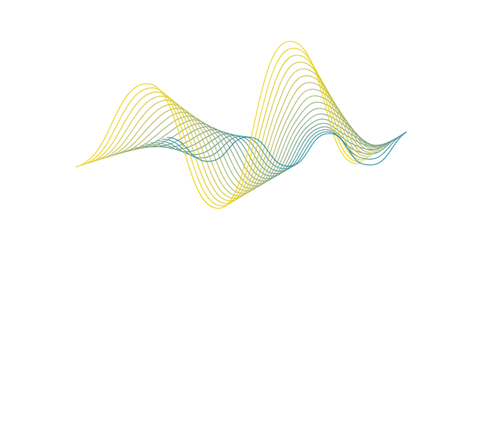 Logo von Therapya Landshut junior mit gelb-blauem Wellenmotiv.