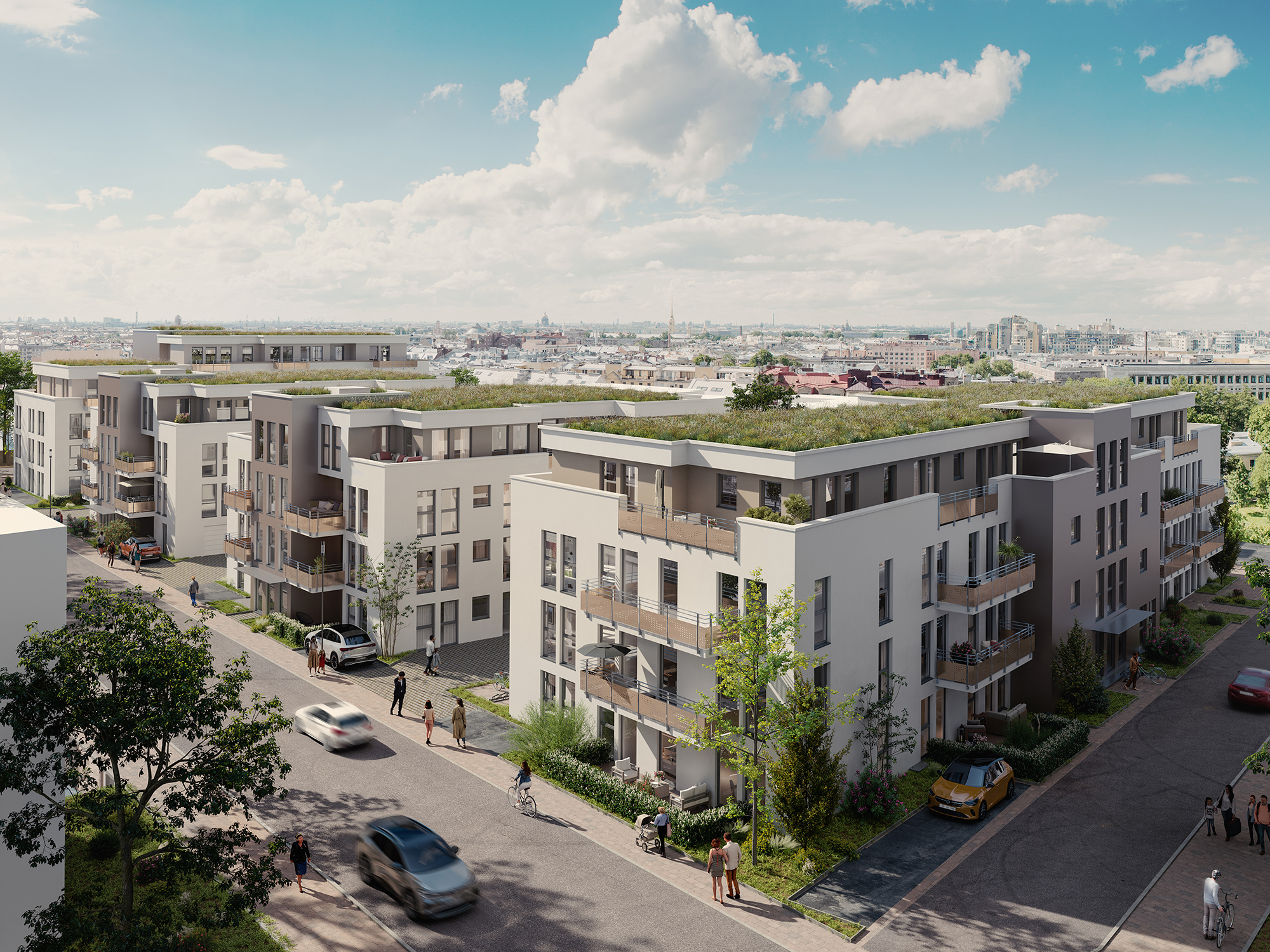 Hochwertiger Wohnbereich im AMADEUS Quartier 92