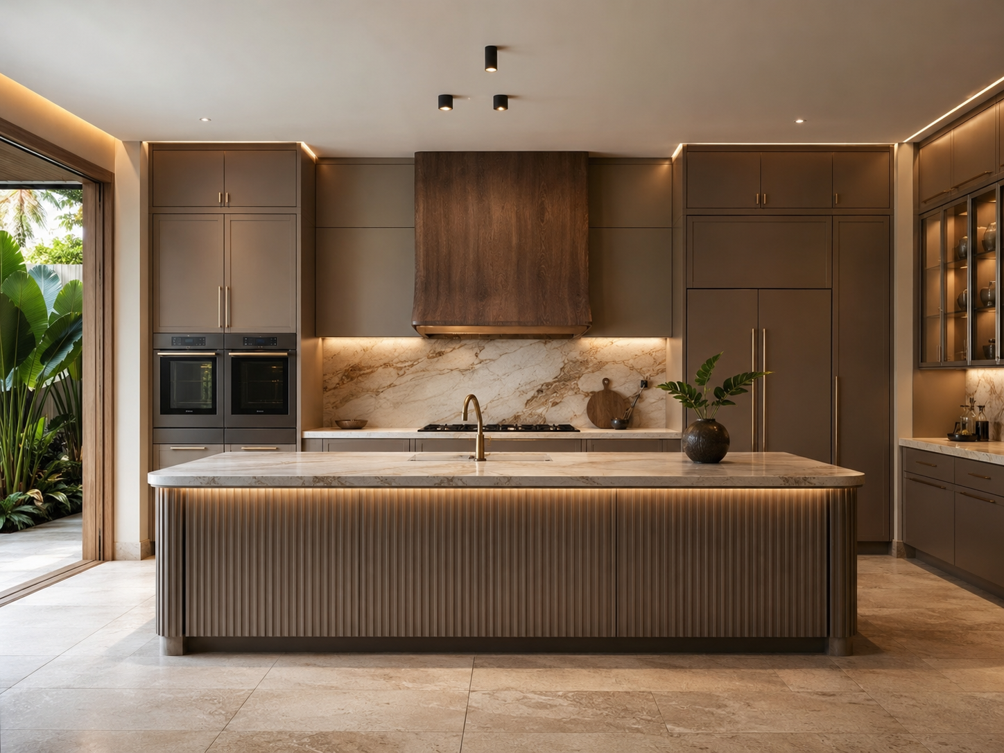 Cocina premium Mediterranean Modern diseñada a medida por Lolo Morales Studio