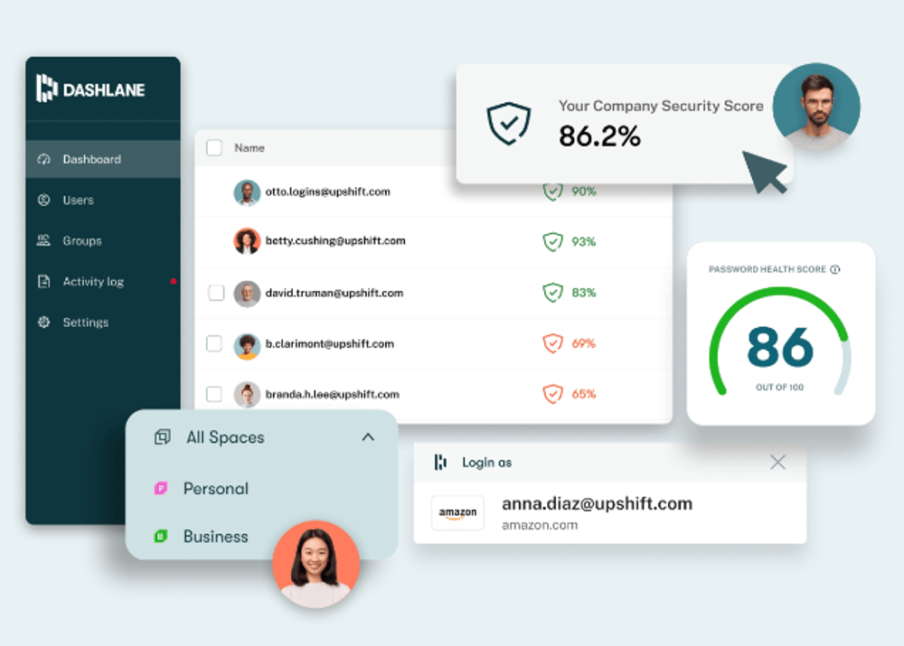 Dashlane für Deine Passwörter.