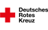 Rotes Kreuz-Symbol neben dem Text "Deutsches Rotes Kreuz" auf grünem Hintergrund.