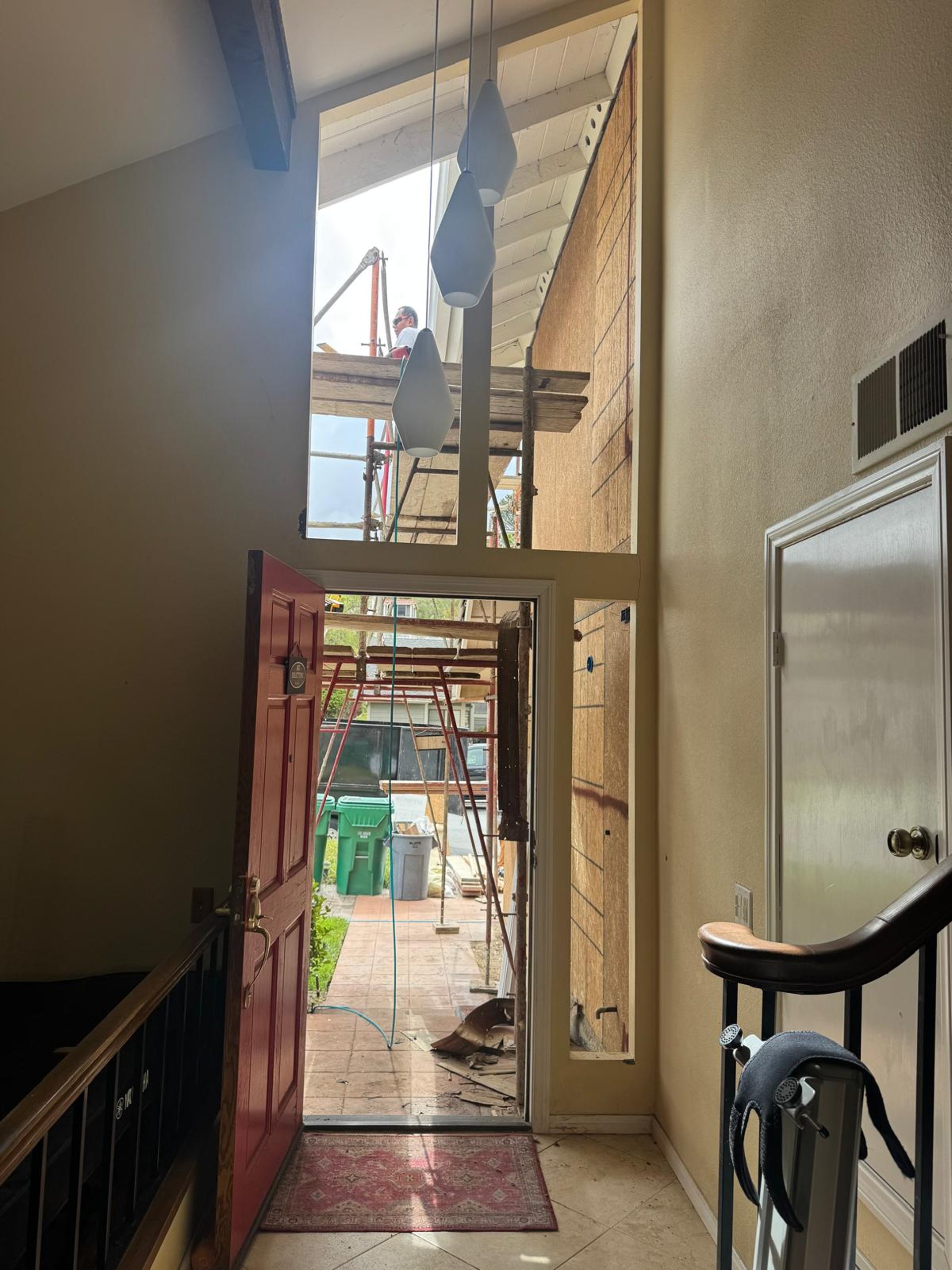 during fire resistant siding installation window replacement san diego