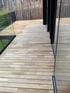 Dachterrasse und Balkon neuer Parkettbogen verlegt