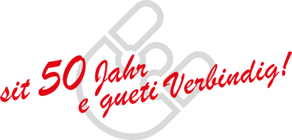 Rotes Logo mit zwei miteinander verbundenen U-förmigen Elementen, daneben der schwarze Text "Heeb + Enzler AG".