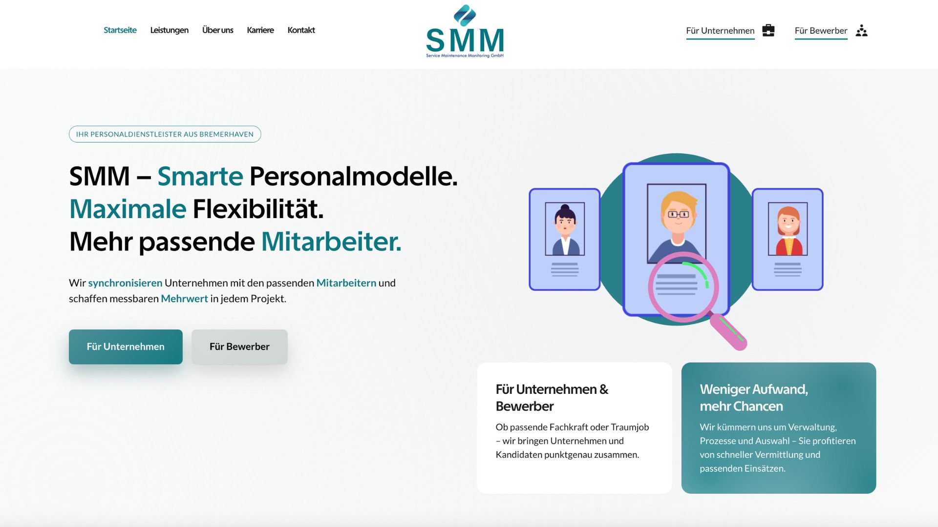 Webdesign Beispiel von Suhrhoff Webdesign
