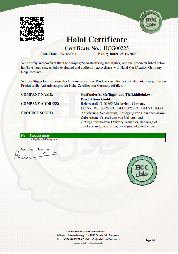 Halal-Zertifikat