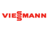 Rotes Viessmann-Logo auf weißem Hintergrund.