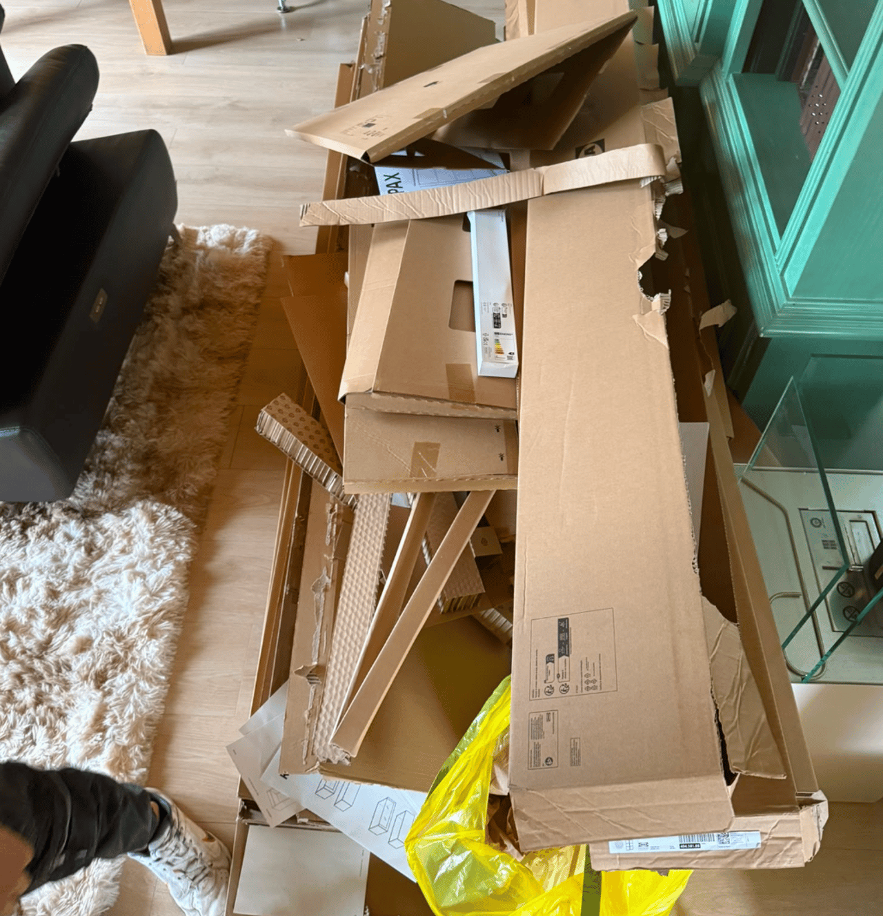Entrümpelung einer Wohnung in Hameln mit fachgerechter Entsorgung