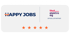 HAPPY JOBS Partnerbadge