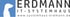 Logo: ERDMANN IT-SYSTEMHAUS, mit Erdmännchen-Symbol und www.systemhaus-erdmann.de