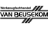 Werkzeugfachhandel VAN BEUSEKOM Logo mit grauen Streifen