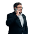 Harald Müller am Telefon