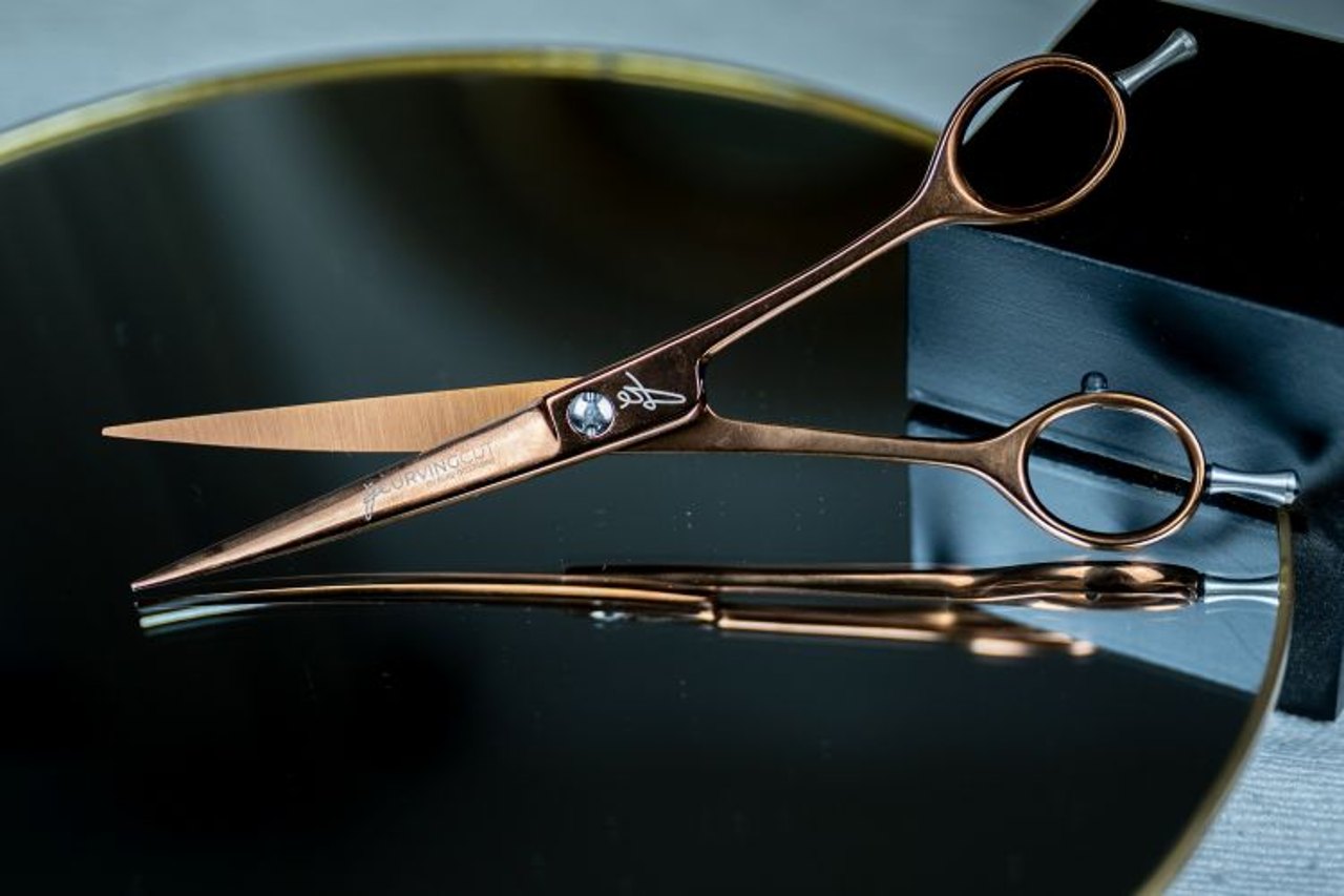 Curving Cut Schere CURV7 in Bronze