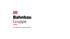 Logo der DB Bahnbau Gruppe mit dem Text "Wir bauen die starke Schiene."