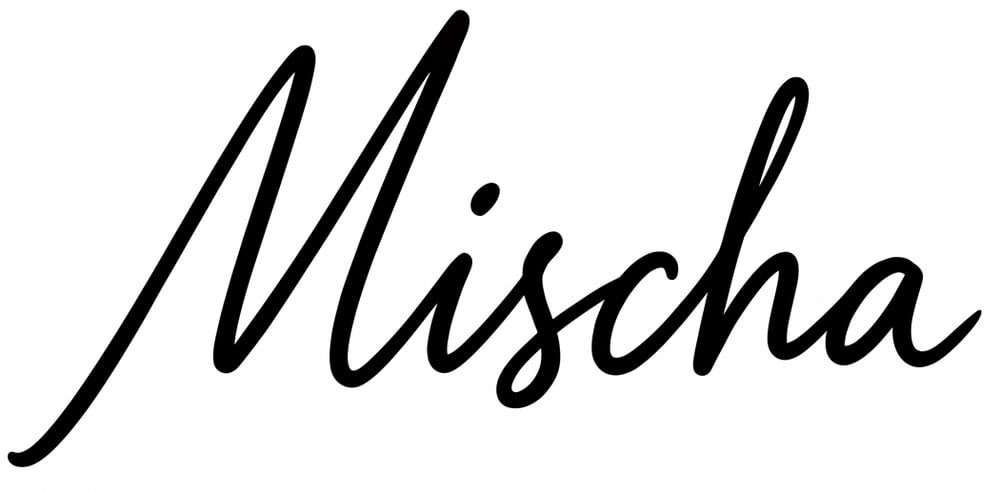Handgeschriebene Unterschrift von Mischa Scharnagl