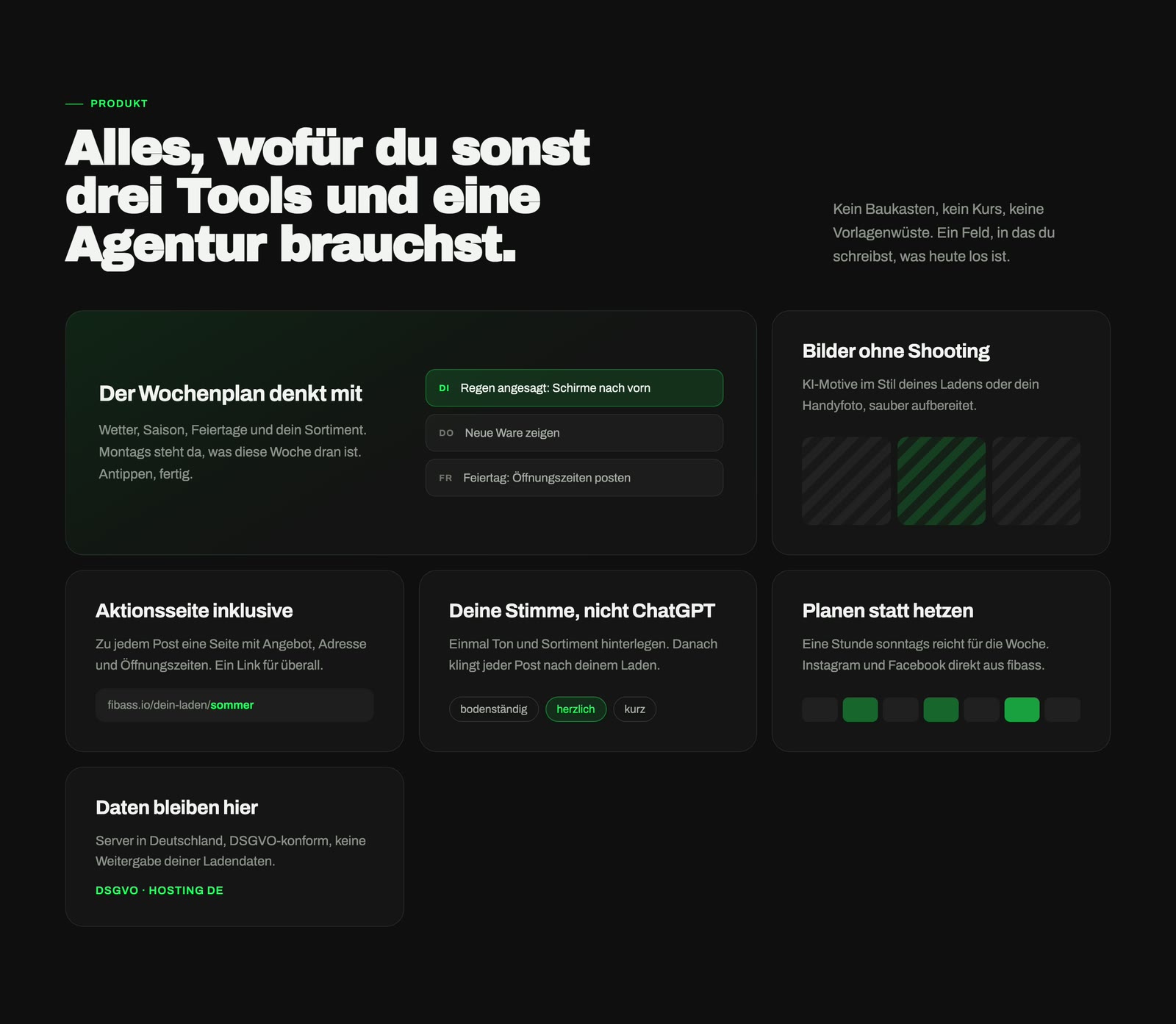 fibass, ein Post entsteht in Echtzeit
