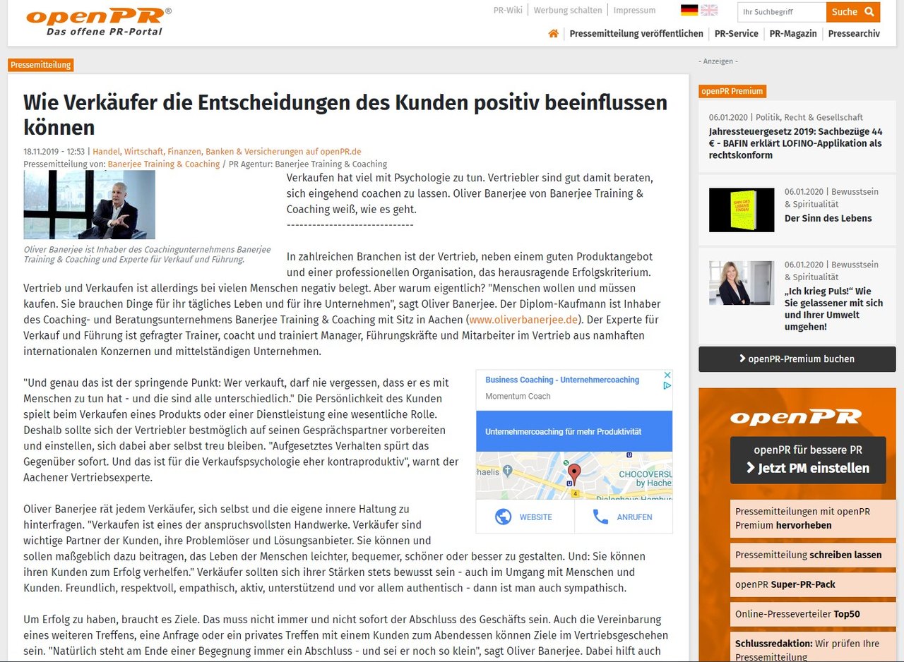 Wie Verkäufer die Entscheidungen des Kunden positiv beeinflussen können