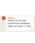 WhatsApp-Nachricht von Wolfgang