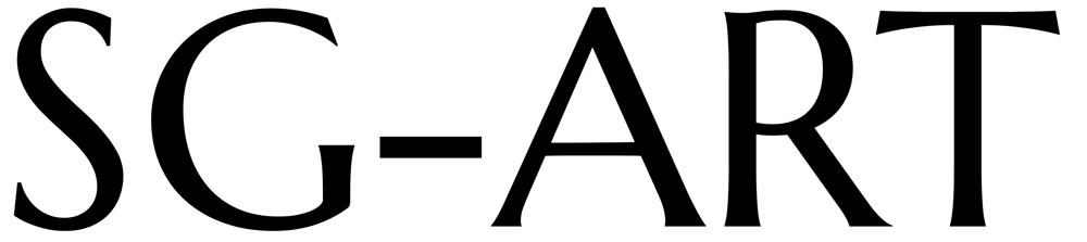 Schwarzer Text „SG-ART“.