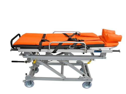 Ausstattung für den Krankentransport im Fahrzeug
