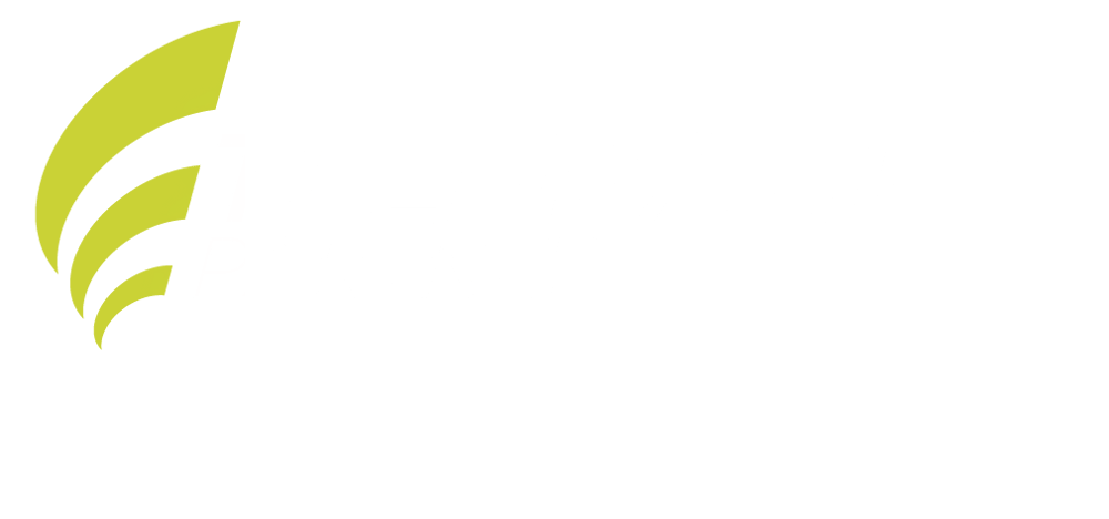 Logo mit Telematik Partner-Schriftzug in Weiß und einem grünen, geschwungenen Symbol links.