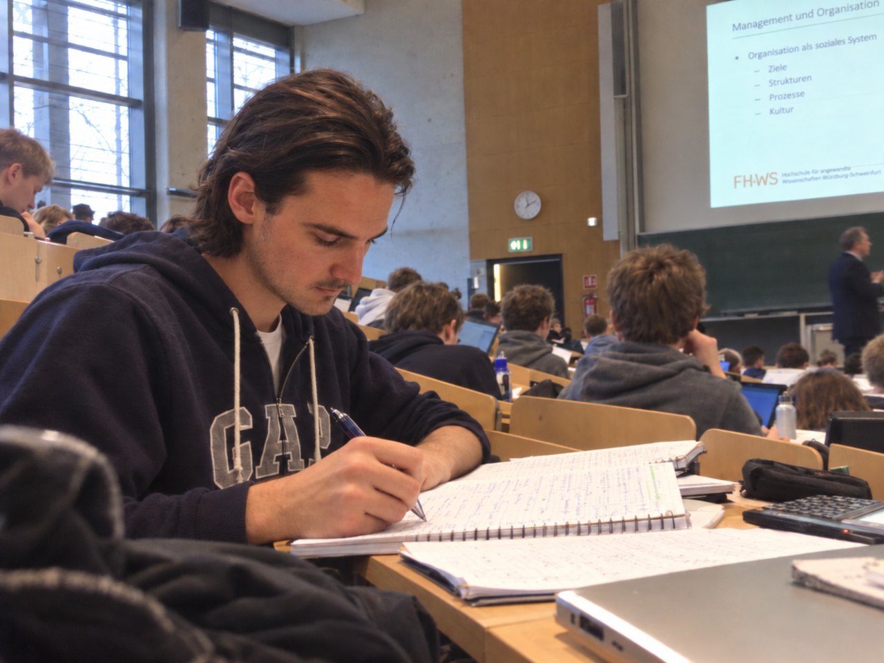 Daniel Rakus während des Bachelorstudiums