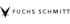 Logo mit schwarzem V-förmigem Symbol und dem Text „FUCHS SCHMITT“.