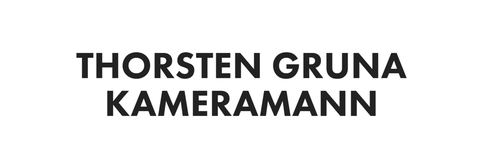 Logo Thorsten Gruna Kameramann Videograf Videographer Editor Köln NRW u Festpreisen inkl. Technik und Team