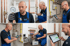 NOÉ Mitarbeiter prüft Gasleitungen und Druckanzeigen mit Messgeräten sowie Tablet zur digitalen Dokumentation.