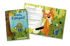 Kinderbuch „Koru Kompass und der geheimnisvolle Talentbaum“ mit Illustrationen von einem Chamäleon und einem Fuchs.