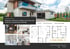 Exposee für modernes Landhaus mit Garten, Grundrissen, Innenansichten und Preisangabe von 1.340.000 Euro.