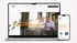 Laptop und Smartphone zeigen die 2C-Website mit dem Slogan „Ohne Kompass wird jeder Gipfel Zufall.“
