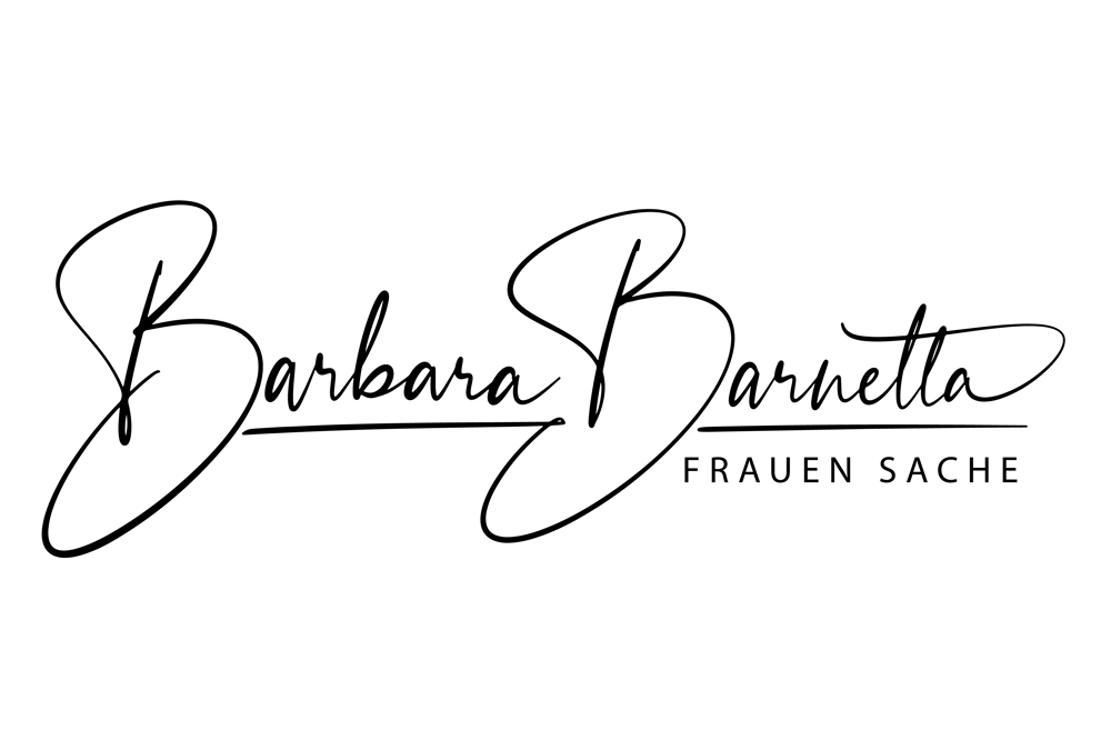 Barbara Barnetta Frauen Sache Logo auf hellem Hintergrund.