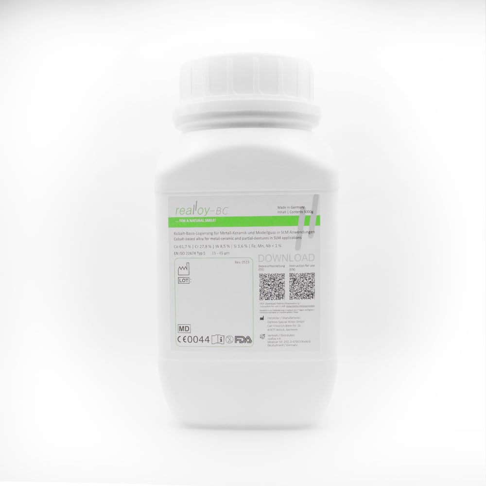 realloy BC · Pulver