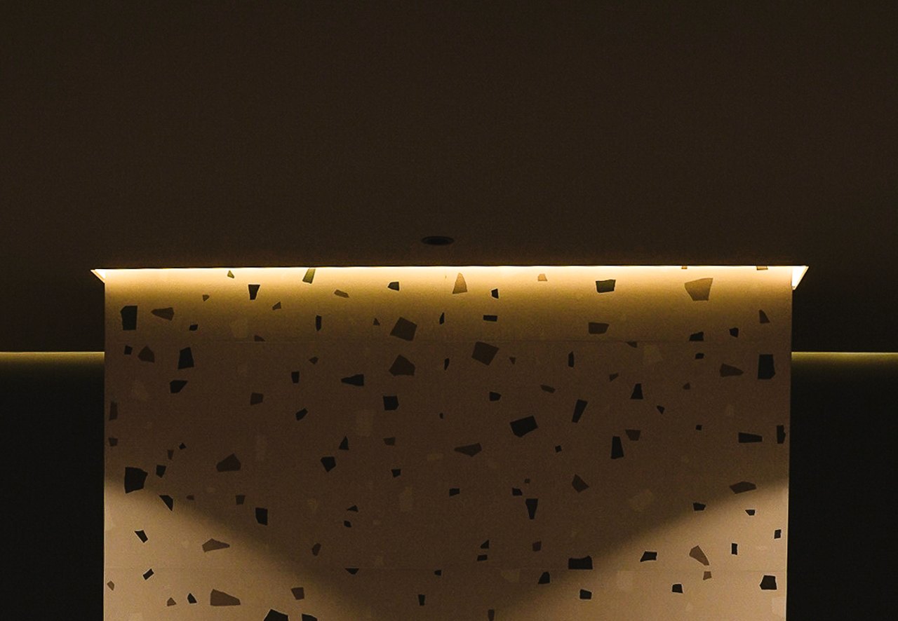 Decke mit Einbauspots
