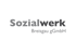Logo des Sozialwerk Breisgau gGmbH in grauer Schrift auf schwarzem Hintergrund.