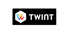 Logo von TWINT: ein blaues, gelbes und rotes Symbol in einem weißen Sechseck neben dem Text "TWINT".