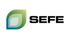 SEFE-Logo mit einem stilisierten Blatt in Blau-Grün neben dem schwarzen Wort "SEFE".
