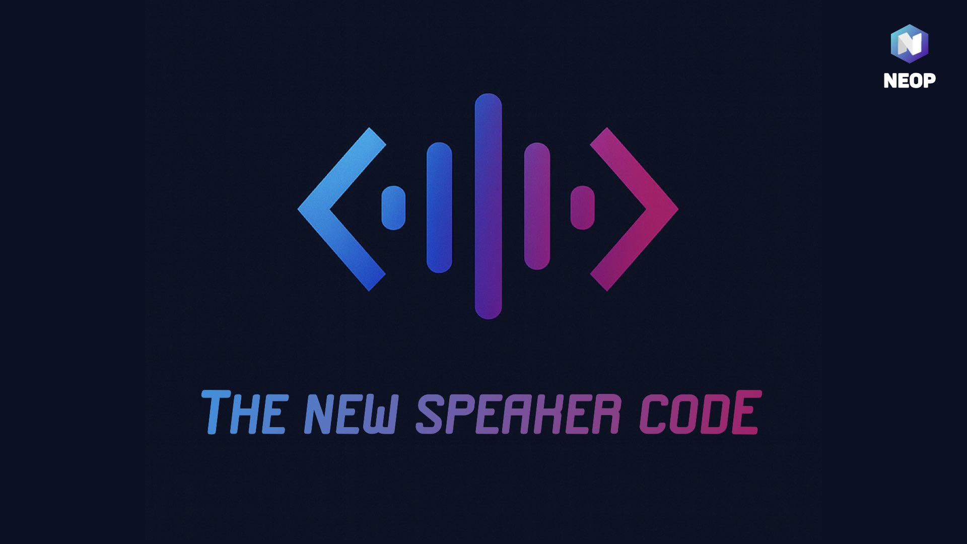 Logo The New Speaker Code