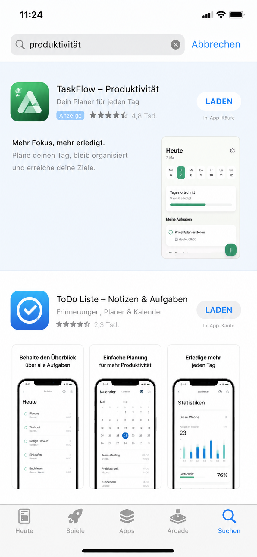 TaskFlow – Produktivität