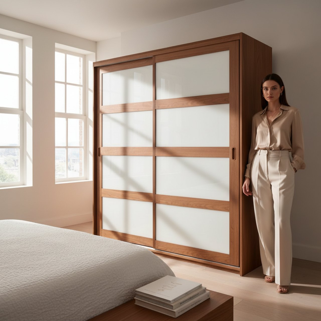 Frosted Glass Sliding