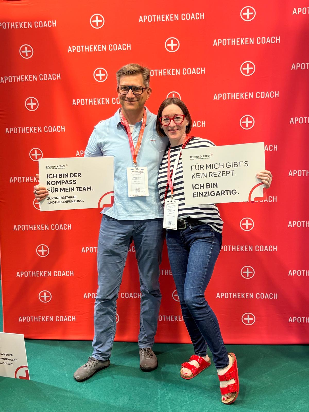Sandra und Gunther Dorda auf der Expopharm