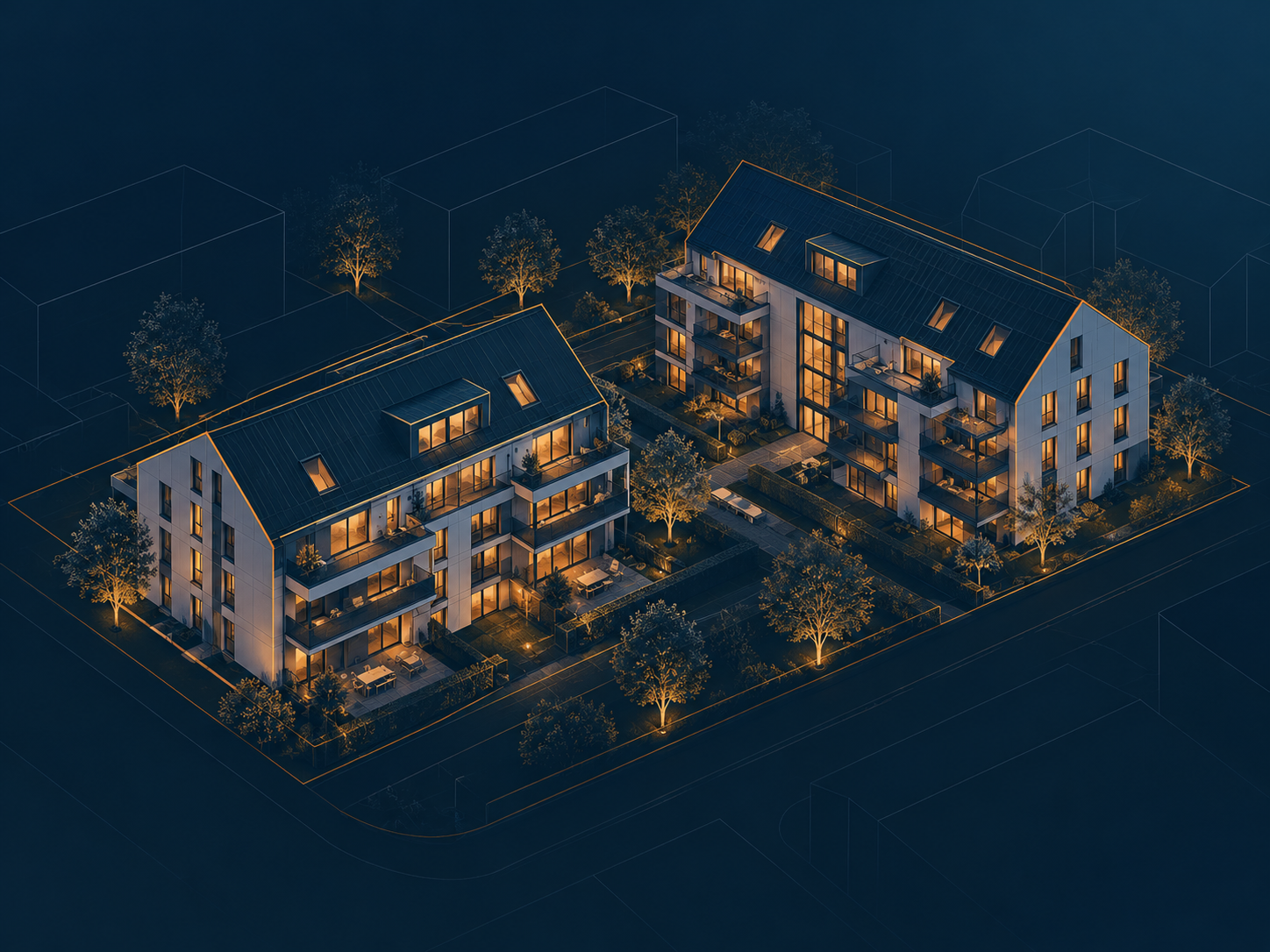 Visualisierung des Neubauprojekts in Kempten