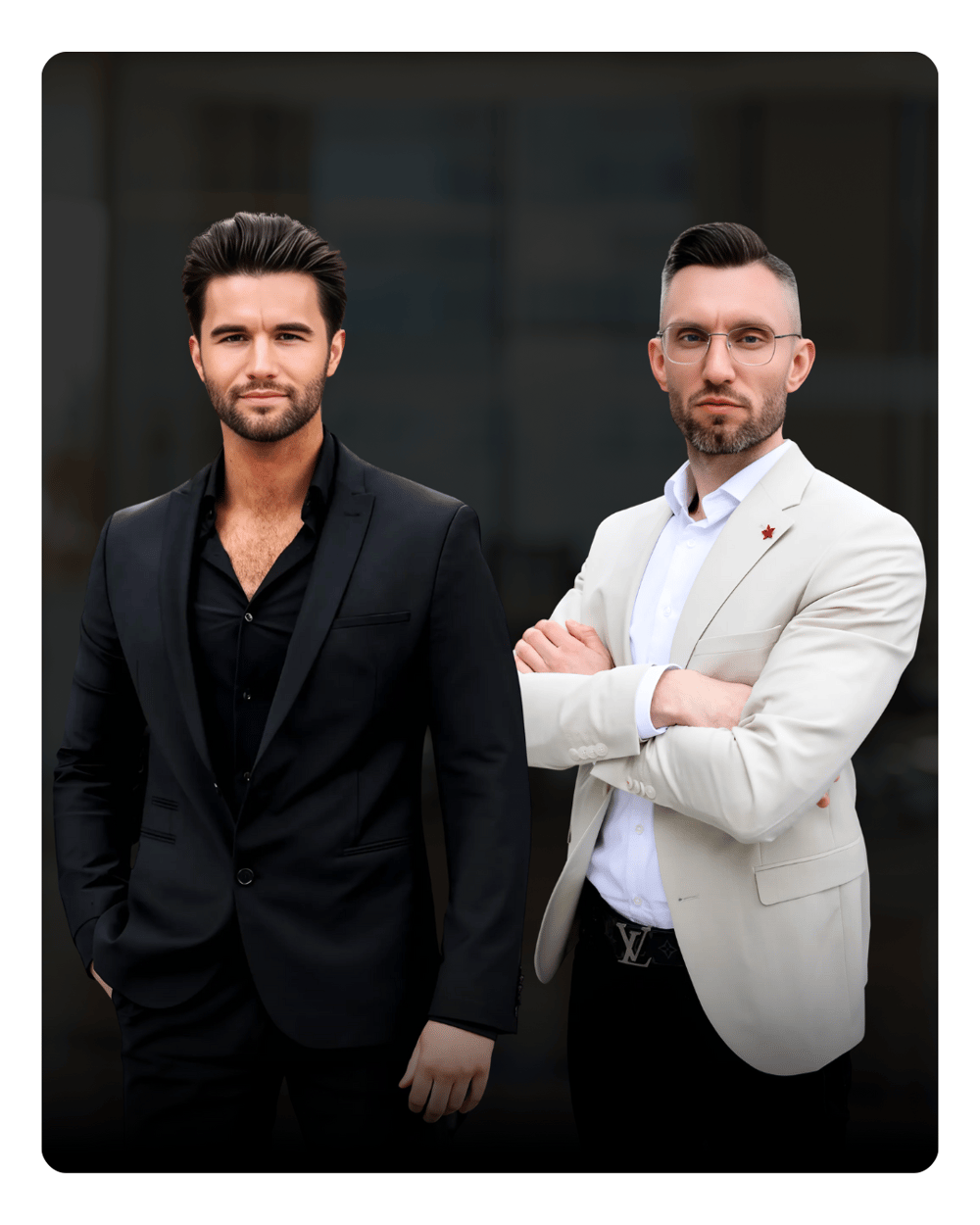 Marco Hellfach und Oleg Zajc