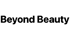 Schwarzer Text "Beyond Beauty" auf dunkelgrünem Hintergrund.