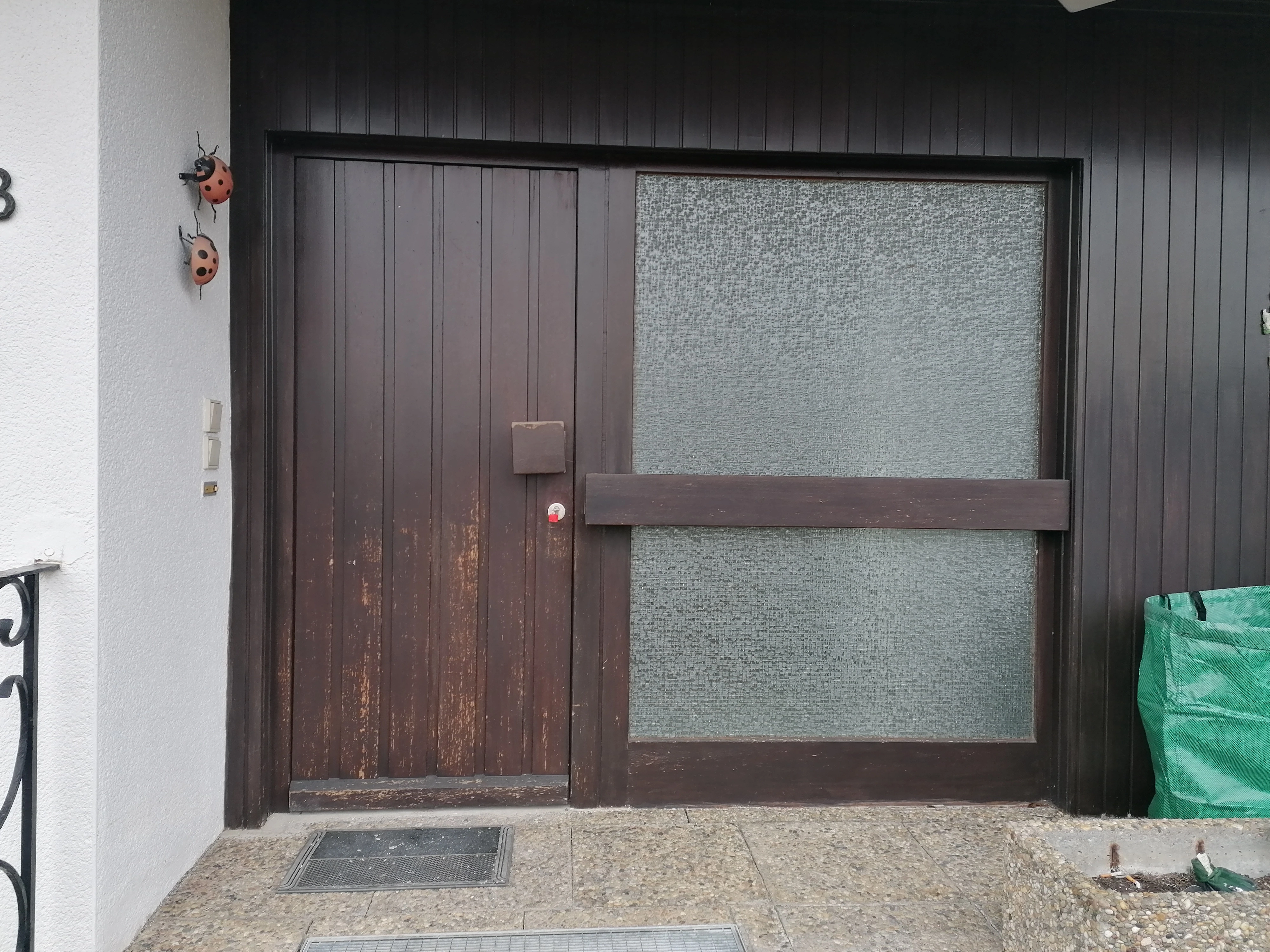Vorher Zustand Haustür