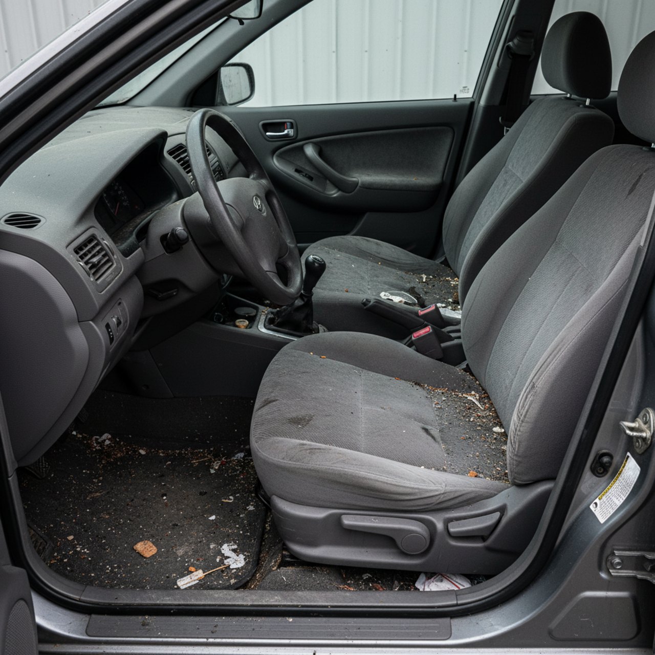 INTERIOR SHAMPOO before