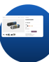 Ein Online-Shop-Produktseite mit einem anpassbaren Industriegehäuse für 750 US-Dollar.